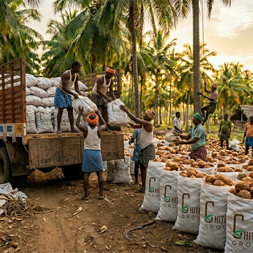 Raw coconut exporters