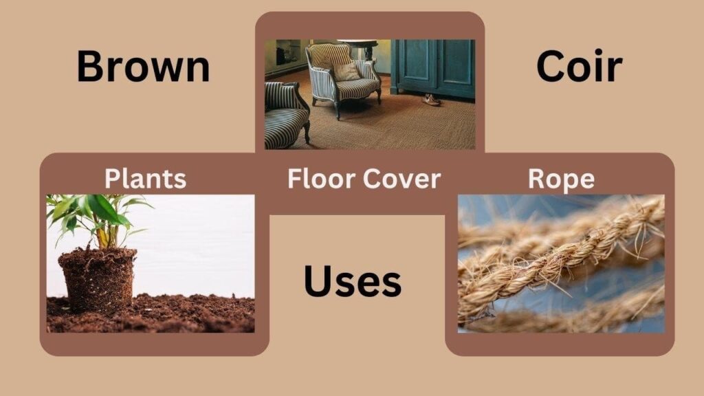 Brown coir uses