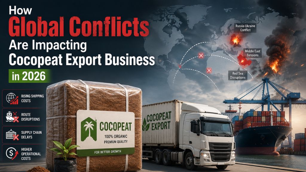 How Global Conflicts Are Impacting Cocopeat Exports in 2026